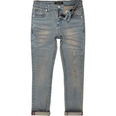 Mid wash blue Sid skinny jeans
